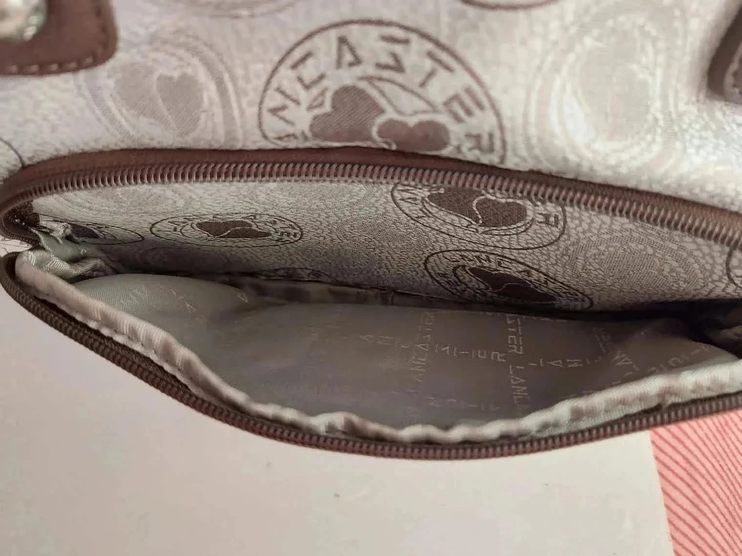 Bolsa de mão em tela Lancaster – photo 13